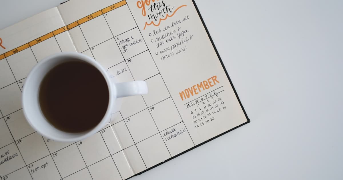 Calendar and scheduling interface representing AI appointment booking automation