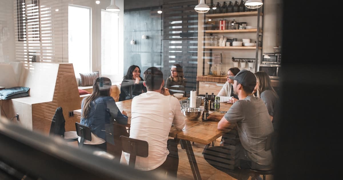 Office onboarding environment representing AI automation for HR and new hire workflows